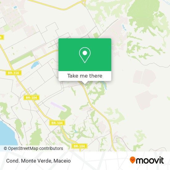 Cond. Monte Verde map