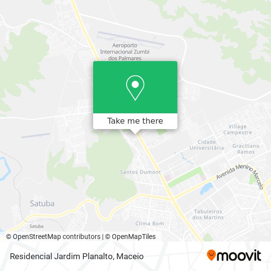 Mapa Residencial Jardim Planalto