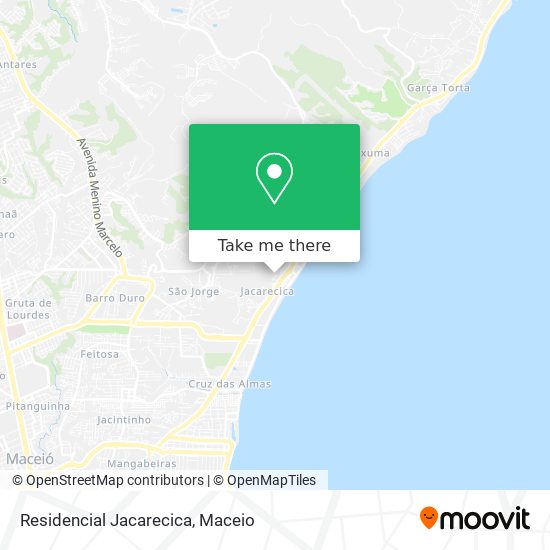 Residencial Jacarecica map