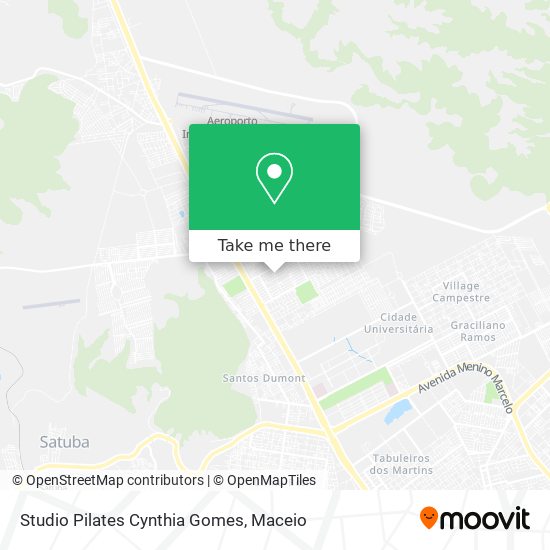 Studio Pilates Cynthia Gomes map