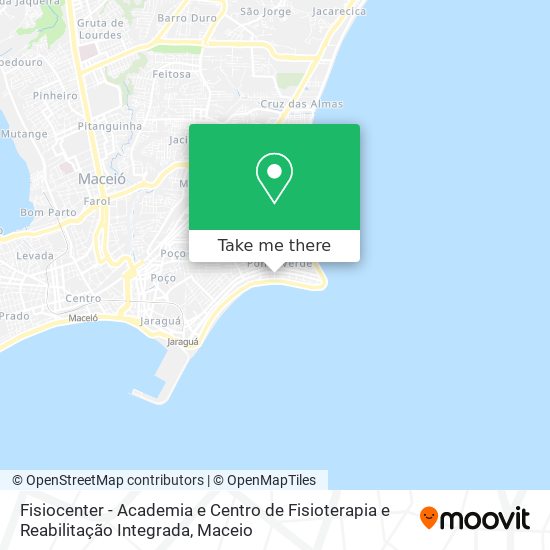 Mapa Fisiocenter - Academia e Centro de Fisioterapia e Reabilitação Integrada