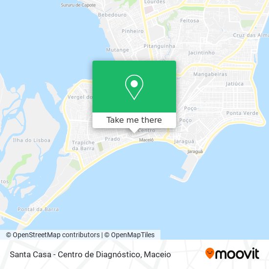 Santa Casa - Centro de Diagnóstico map