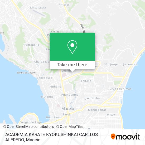 Mapa ACADEMIA KARATE KYOKUSHINKAI  CARLLOS ALFREDO