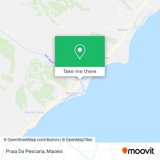 Mapa Praia Da Pescaria