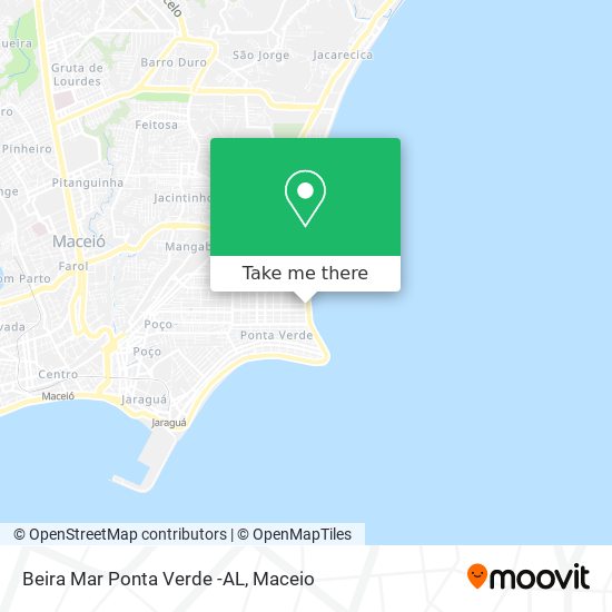 Mapa Beira Mar Ponta Verde -AL
