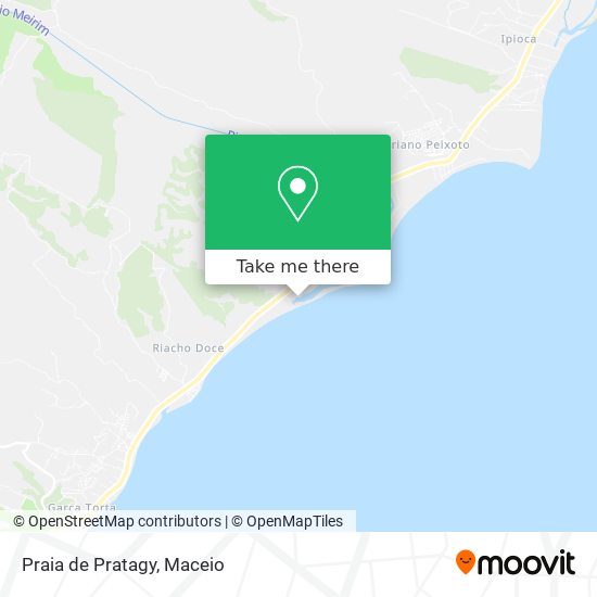 Praia de Pratagy map