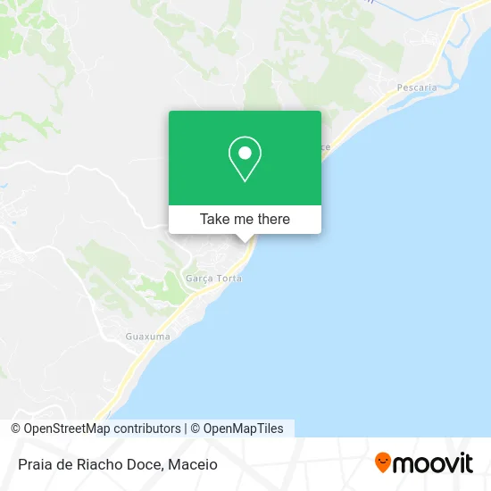 Praia de Riacho Doce map