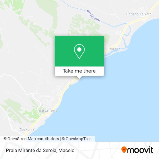 Praia Mirante da Sereia map