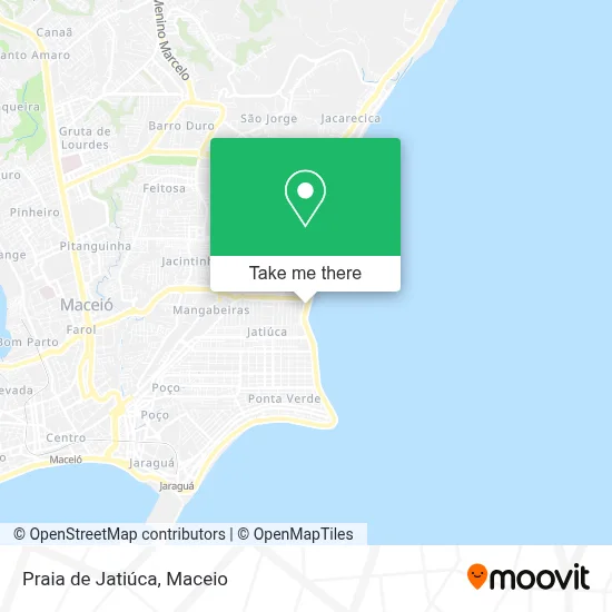 Praia de Jatiúca map