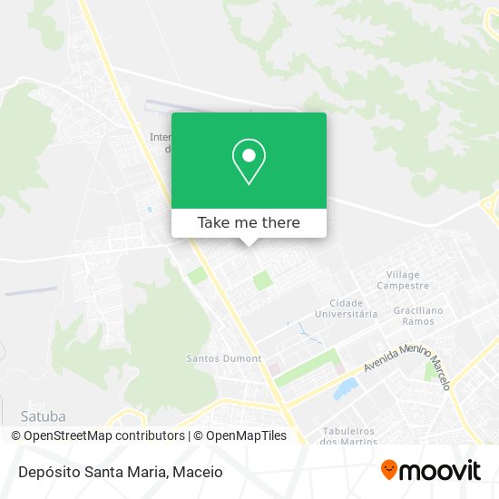 Depósito Santa Maria map