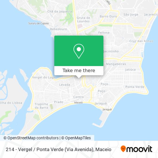214 - Vergel / Ponta Verde (Via Avenida) map