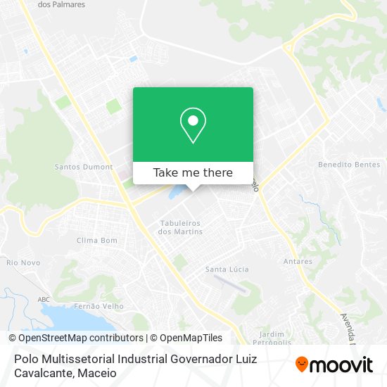 Polo Multissetorial Industrial Governador Luiz Cavalcante map