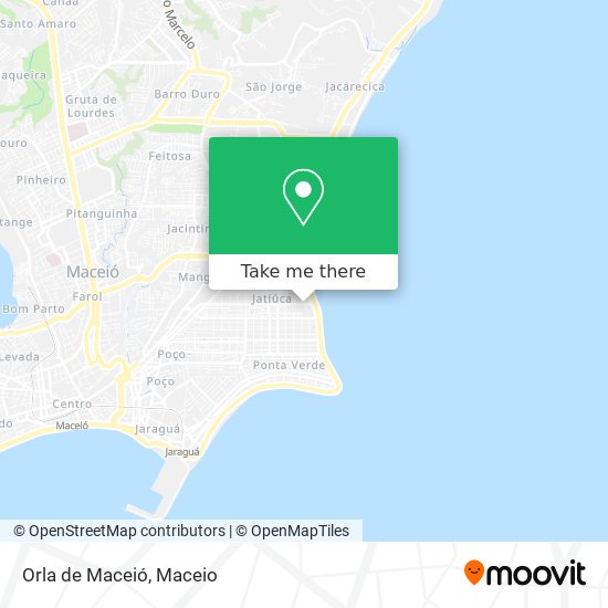 Mapa Orla de Maceió