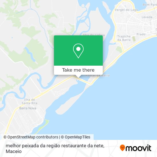 melhor peixada da região restaurante da nete map