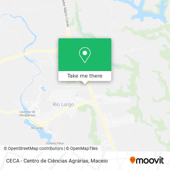 CECA - Centro de Ciências Agrárias map