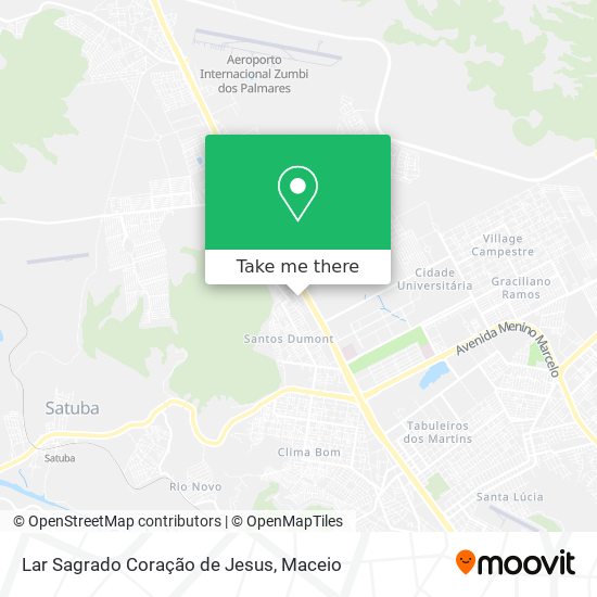Lar Sagrado Coração de Jesus map
