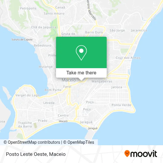 Posto Leste Oeste map