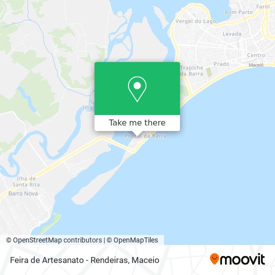 Feira de Artesanato - Rendeiras map