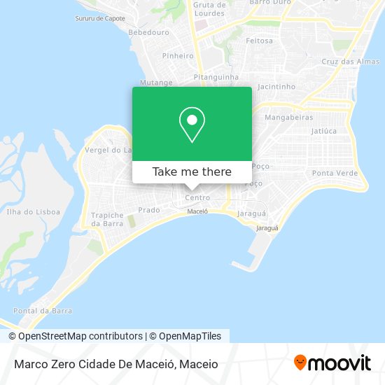 Mapa Marco Zero Cidade De Maceió