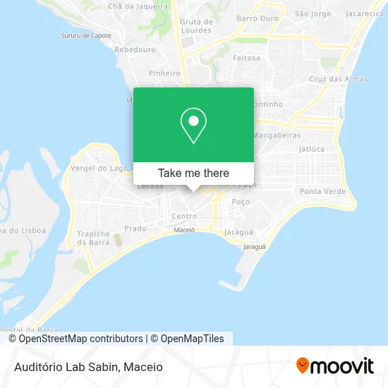 Auditório Lab Sabin map