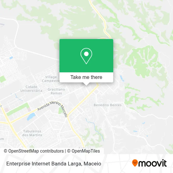 Enterprise Internet Banda Larga map