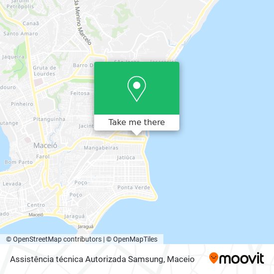 Assistência técnica Autorizada Samsung map