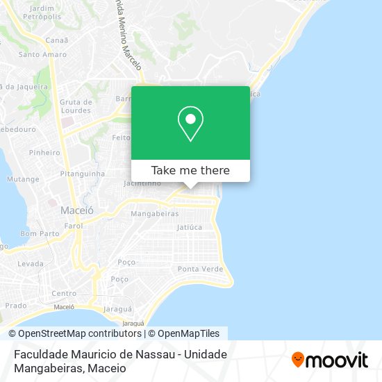 Faculdade Mauricio de Nassau - Unidade Mangabeiras map