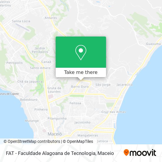 FAT - Faculdade Alagoana de Tecnologia map