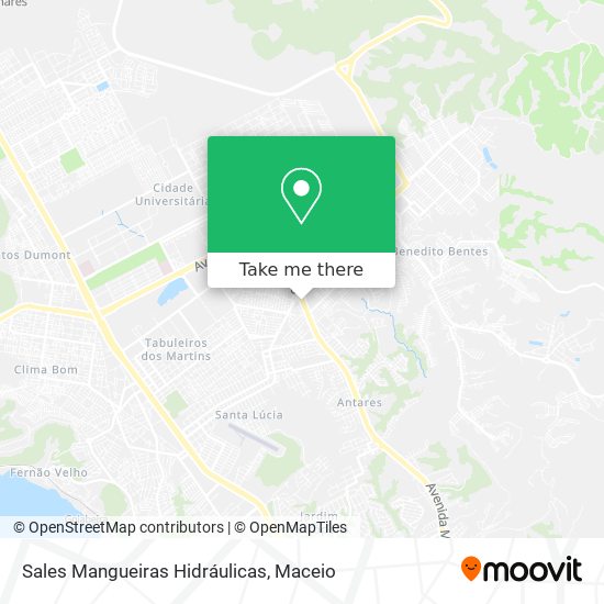 Sales Mangueiras Hidráulicas map