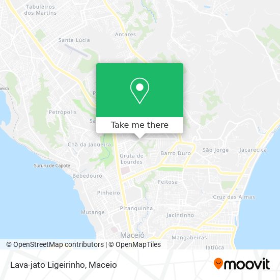 Lava-jato Ligeirinho map