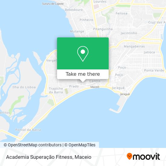 Academia Superação Fitness map