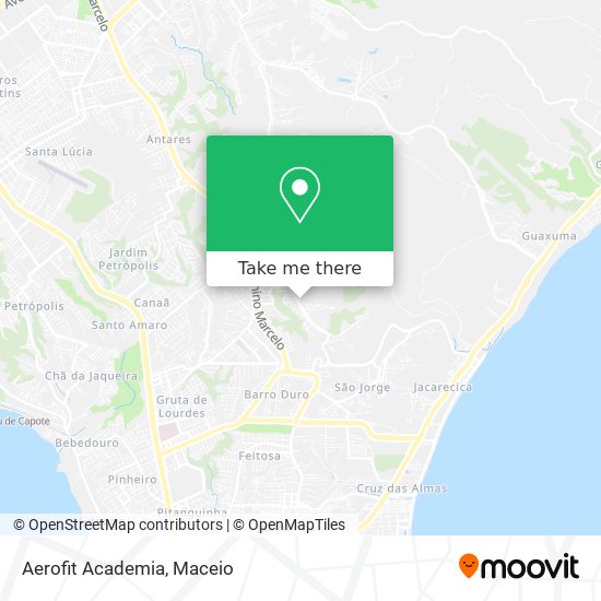 Mapa Aerofit Academia