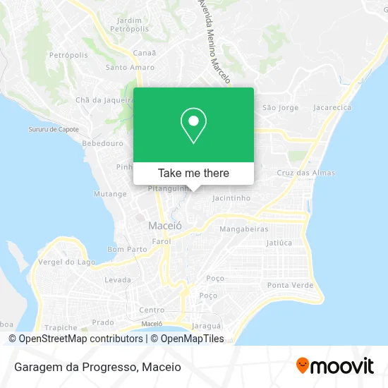 Garagem da Progresso map