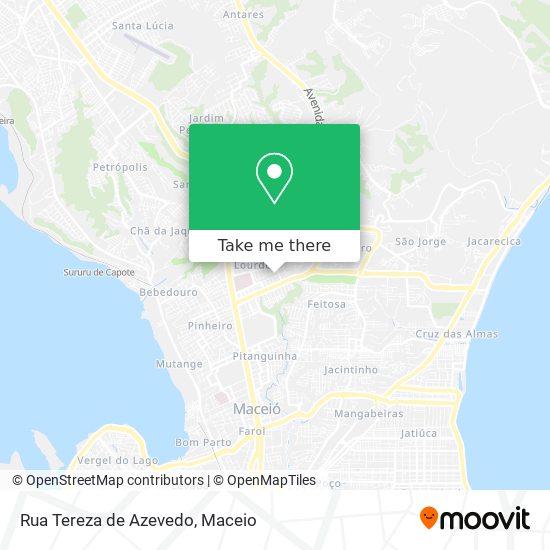 Mapa Rua Tereza de Azevedo