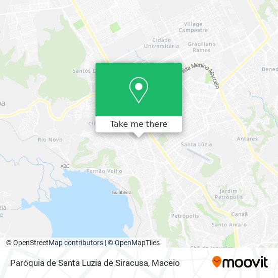 Paróquia de Santa Luzia de Siracusa map