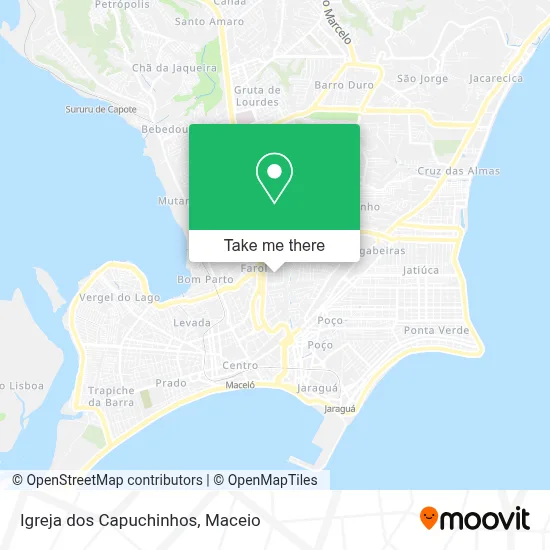 Igreja dos Capuchinhos map