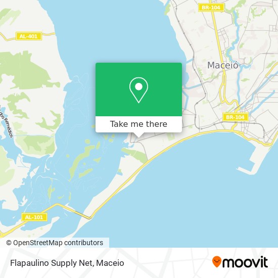 Flapaulino Supply Net map