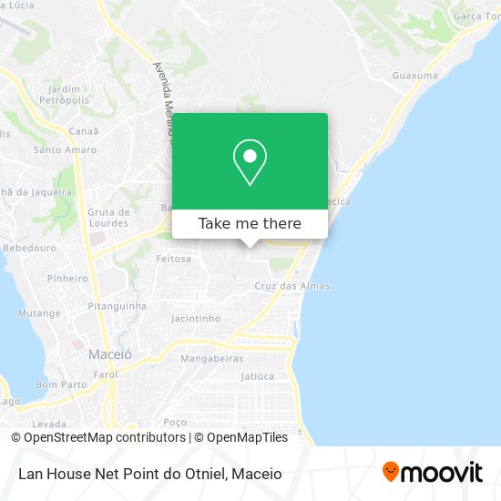 Lan House Net Point do Otniel map