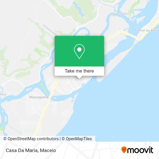 Casa Da Maria map