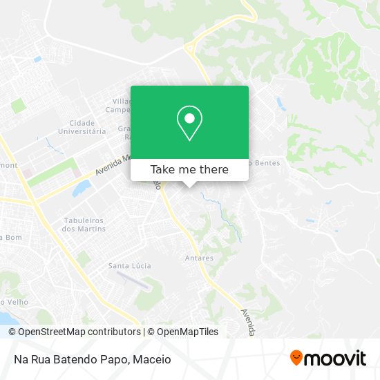 Mapa Na Rua Batendo Papo