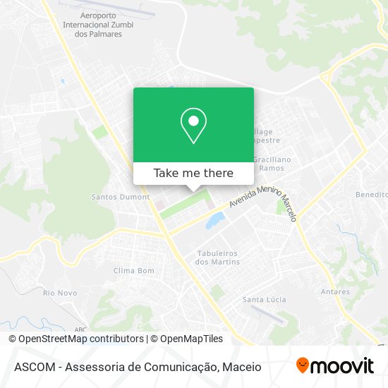 ASCOM - Assessoria de Comunicação map