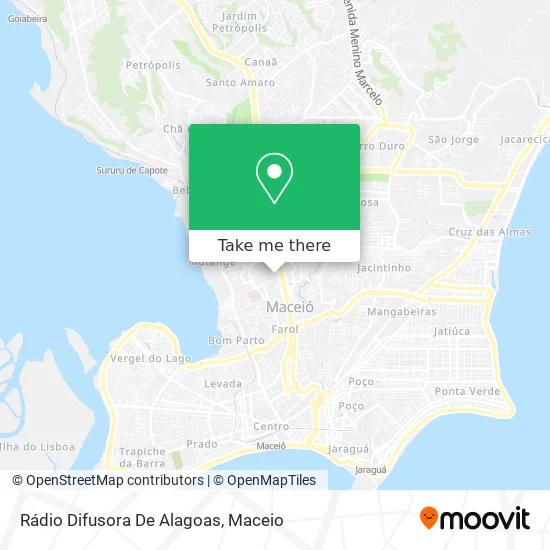 Rádio Difusora De Alagoas map