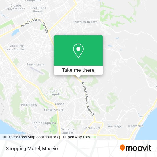 Shopping Motel map