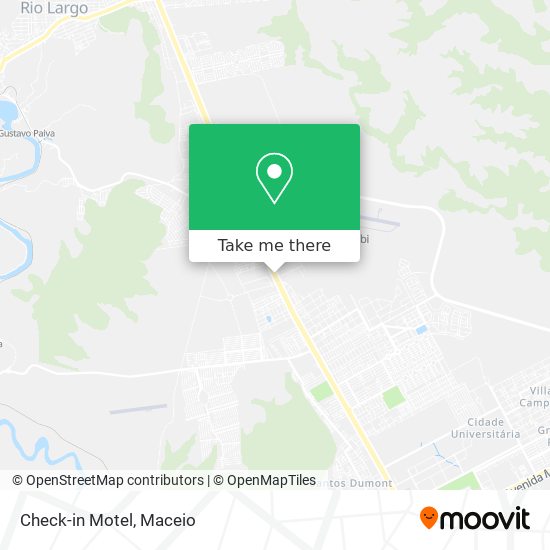 Mapa Check-in Motel