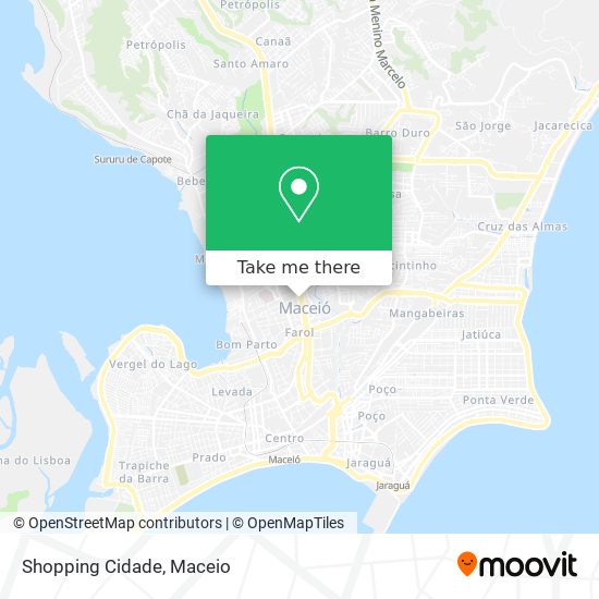 Shopping Cidade map