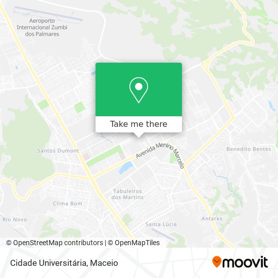 Mapa Cidade Universitária