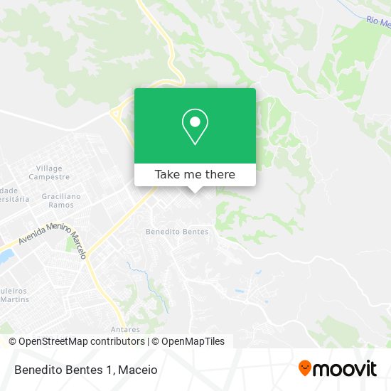 Benedito Bentes 1 map
