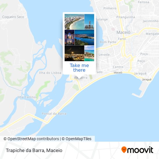 Mapa Trapiche da Barra