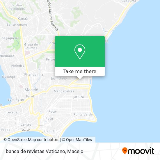 banca de revistas Vaticano map