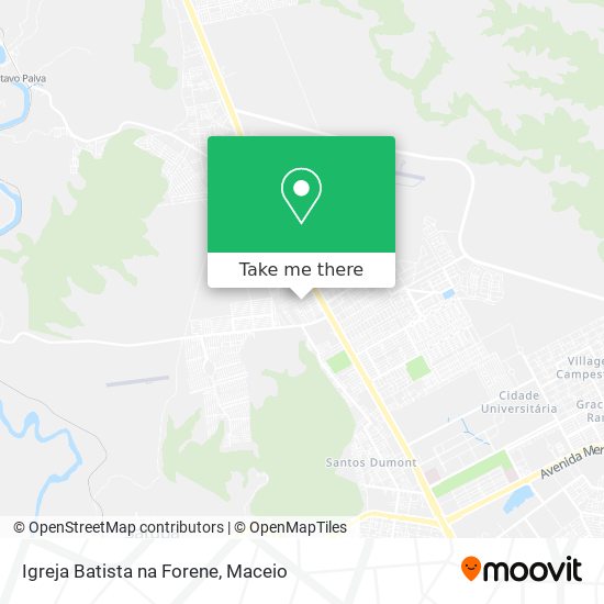 Igreja Batista na Forene map